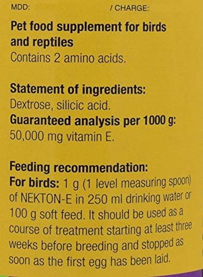 Nekton E Vitamin E Supplement for Birds, 320gm - Image 2